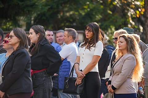 Жители на Димитровград на срещата с Илияна Йотова и Кирил Вълчев