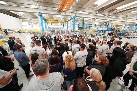 Среща с работещите в едно от предприятията