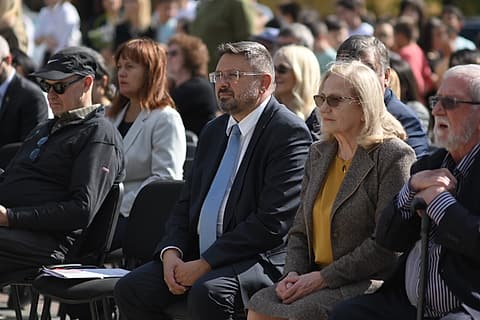 Кирил Вълчев на откриването на обновената експозиция „Домът на Вазови“