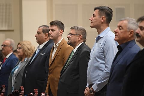 Кирил Вълчев на тържественото заседание на Общинския съвет в Стара Загора