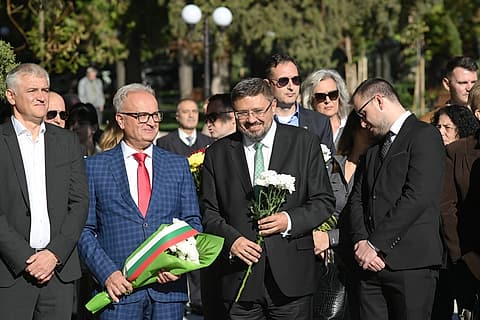 Кирил Вълчев на тържествата за празника на Стара Загора