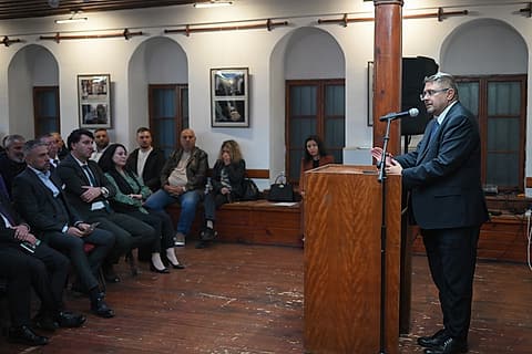 Кирил Вълчев пред симпатизантите в Кюстендил